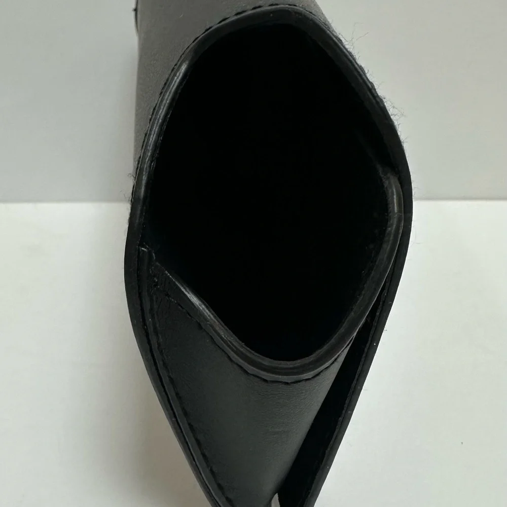 Dolce & Gabbana Black semi hard glass case and dust bag holder